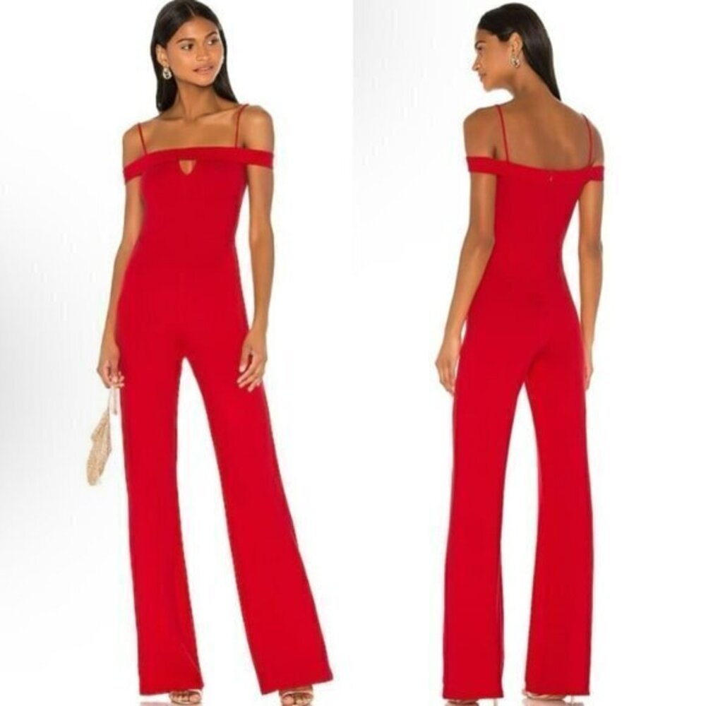 Lovers + Friends Gwyneth Jumpsuit in Red